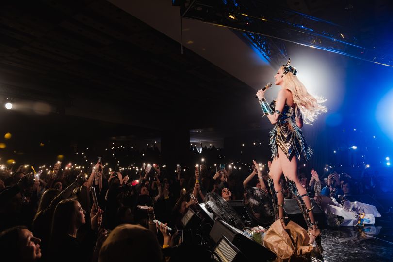 Оля Полякова на концерті в Києві 2023