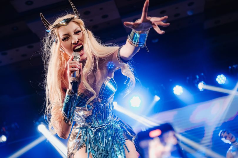 Оля Полякова на концерті в Києві 2023