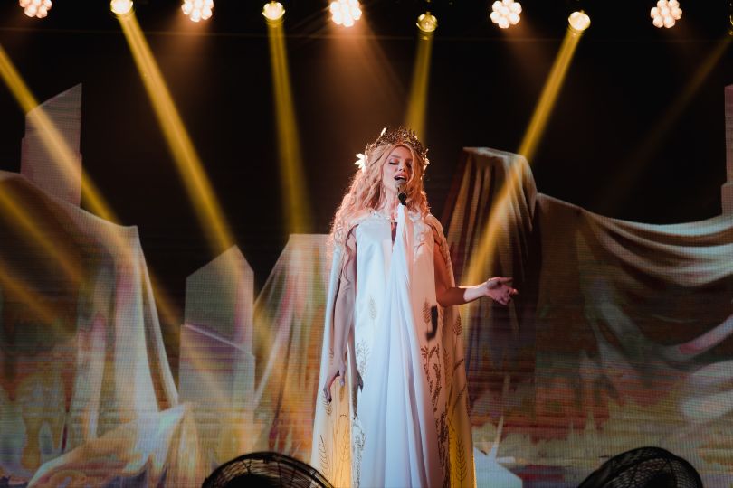 Оля Полякова на концерті в Києві 2023