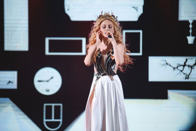 Оля Полякова на концерті в Києві 2023