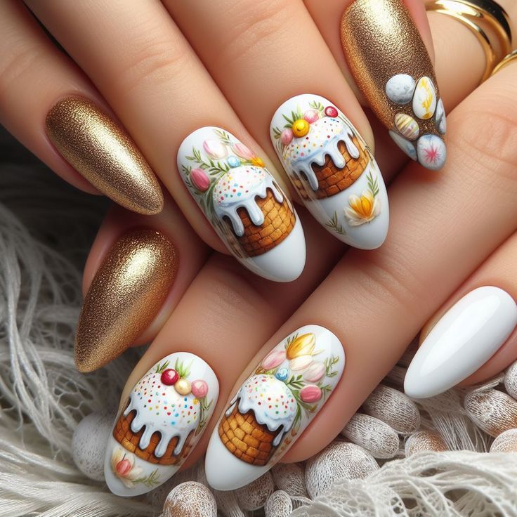 Маникюр на Пасху: топ-10 идей, которые дополнят ваш праздничный образ - Фото №12