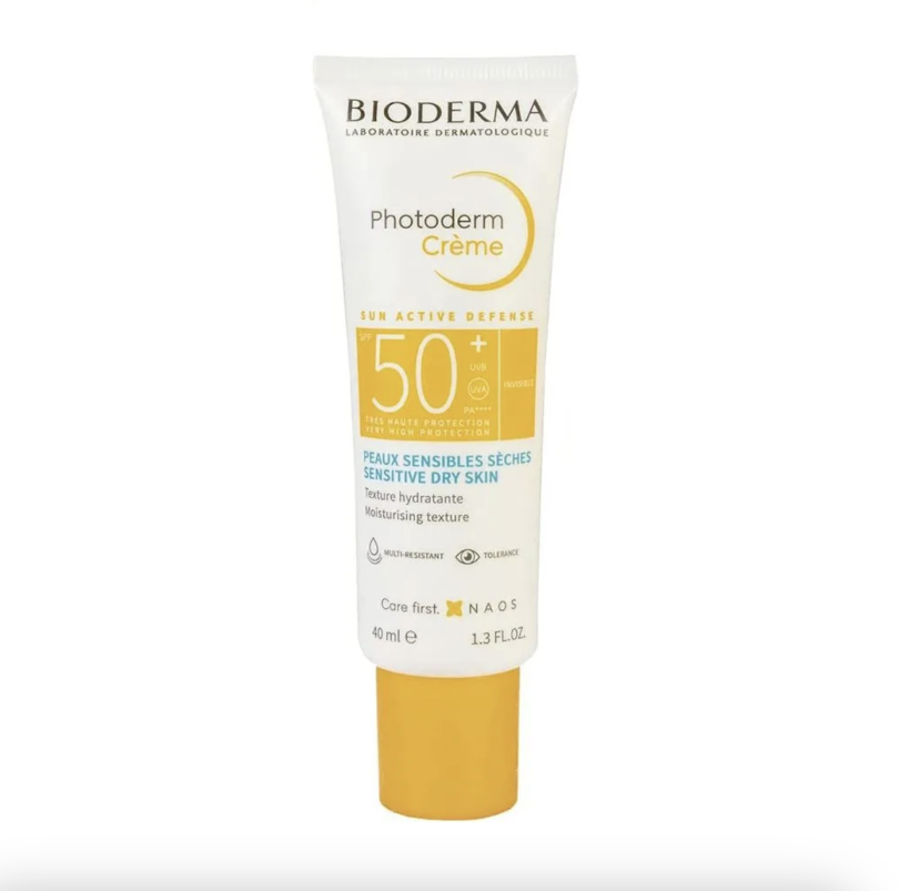 Photoderm Cream SPF 50+ для чутливої сухої шкіри від Bioderma