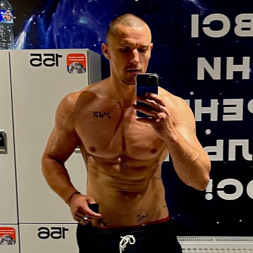 Тарас Цимбалюк у спортзалі