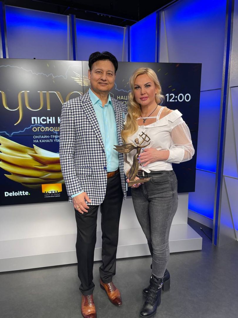 Мохаммад Захур і Камалія на оголошенні переможців премії Yuna 2023