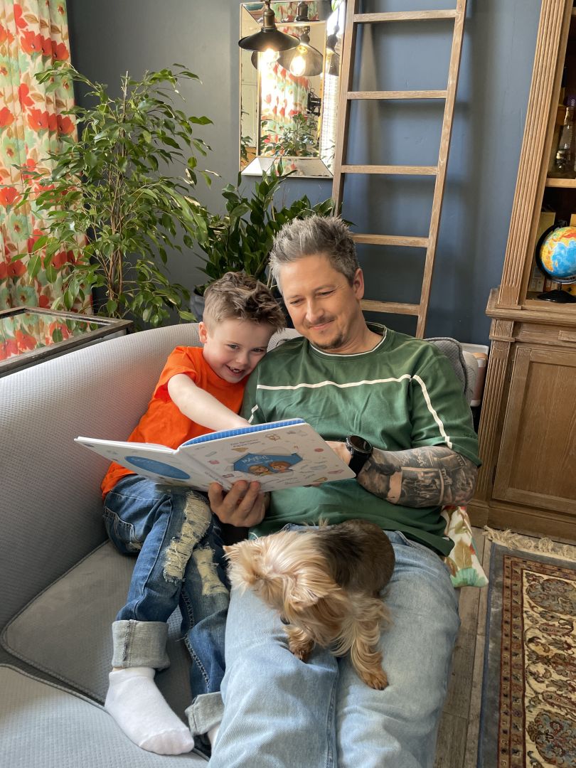 Олександр Педан і його син Марік