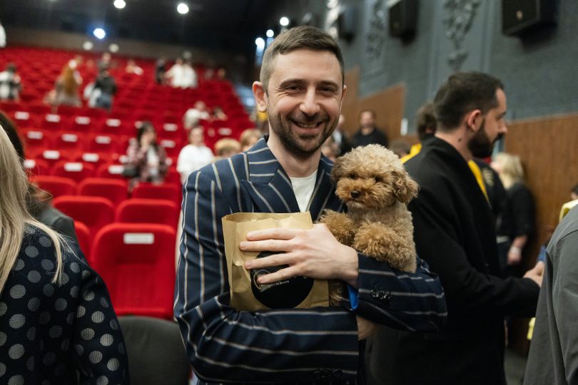 Андрій Шабанов на премʼєрі фільму «Ми, наші улюбленці та війна»