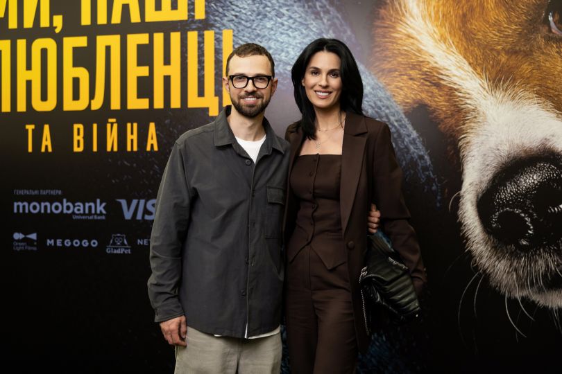 Антон Птушкін, Маша Єфросініна на премʼєрі фільму «Ми, наші улюбленці та війна»