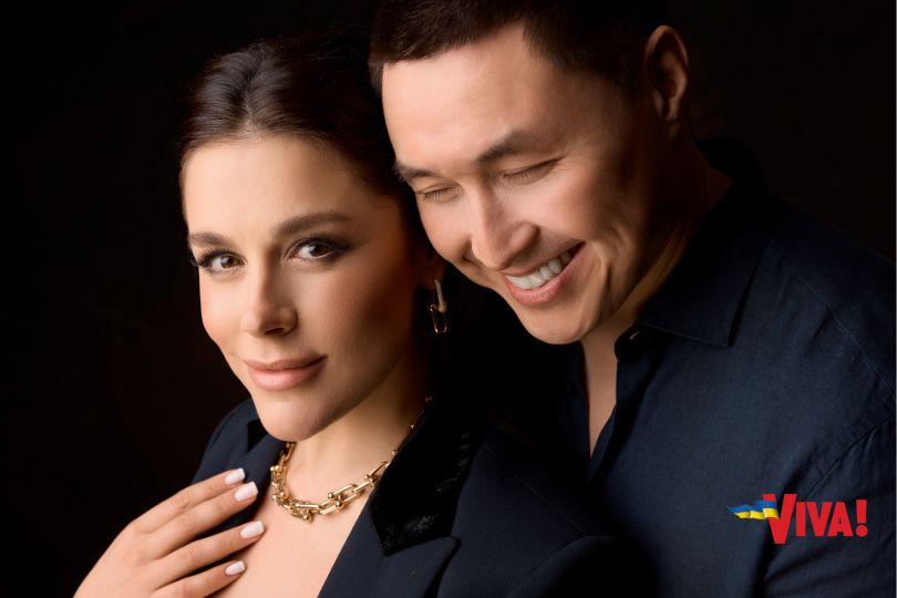 Вагітна Іванна Онуфрійчук і її чоловік Алмаз у фотосесії Viva.ua