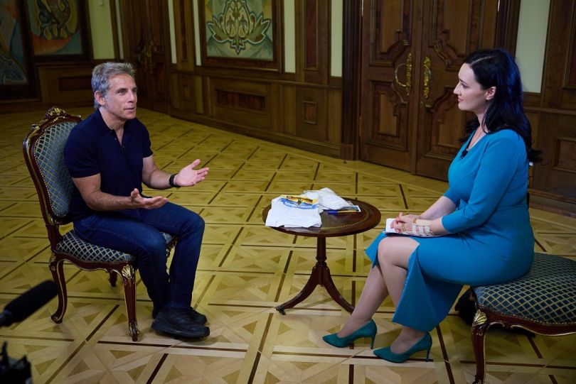 Бен Стіллер у Києві