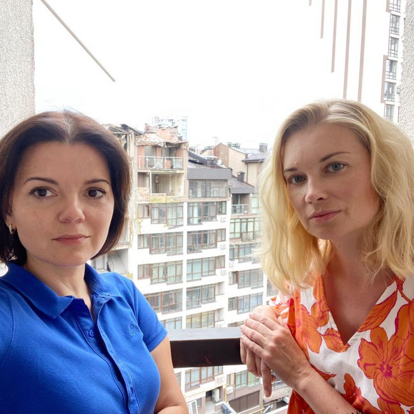 Лідія Таран і Марічка Падалко