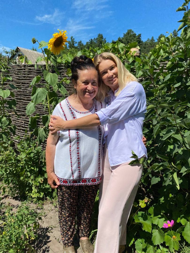 Лідія Таран з мамою