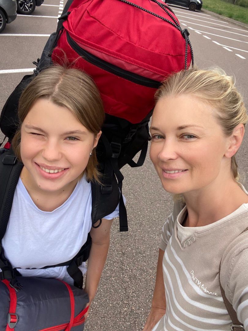 Лідія Таран з донькою