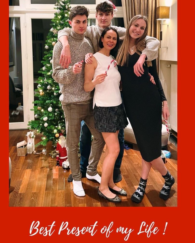 дружина мера Києва Віталія Кличка Наталія Кличко та їхні діти