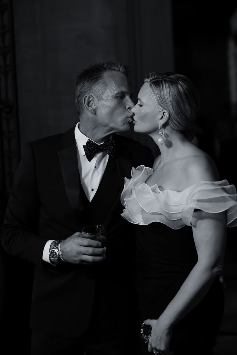 Кріс Браунінг і Наташа Хенстрідж на премії TOP USA Awards