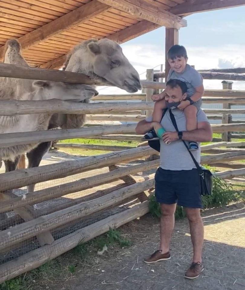 Сергій Кудімов з дітьми