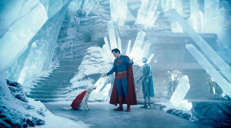 кадри з фільму Джеймса Ґанна «Супермен» (2025)