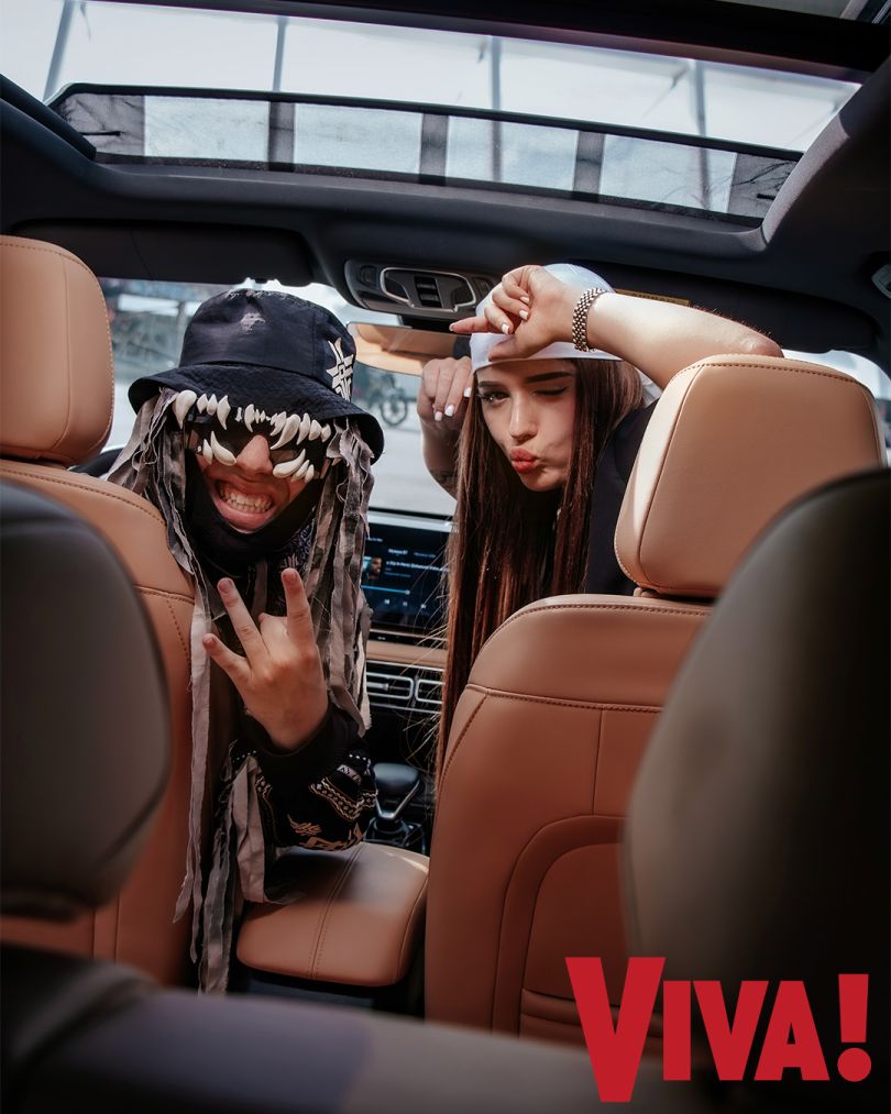 Учасники гурту Kalush Orchestra знялись у фотосесії для Viva! спільно з авто MG