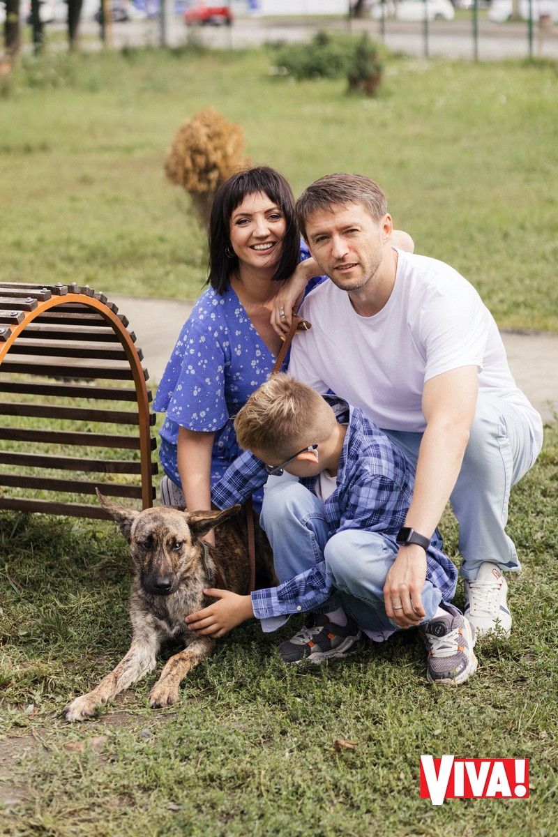 Оля Цибульська і її чоловік Сергій знялись у сімейній фотосесії для Viva!