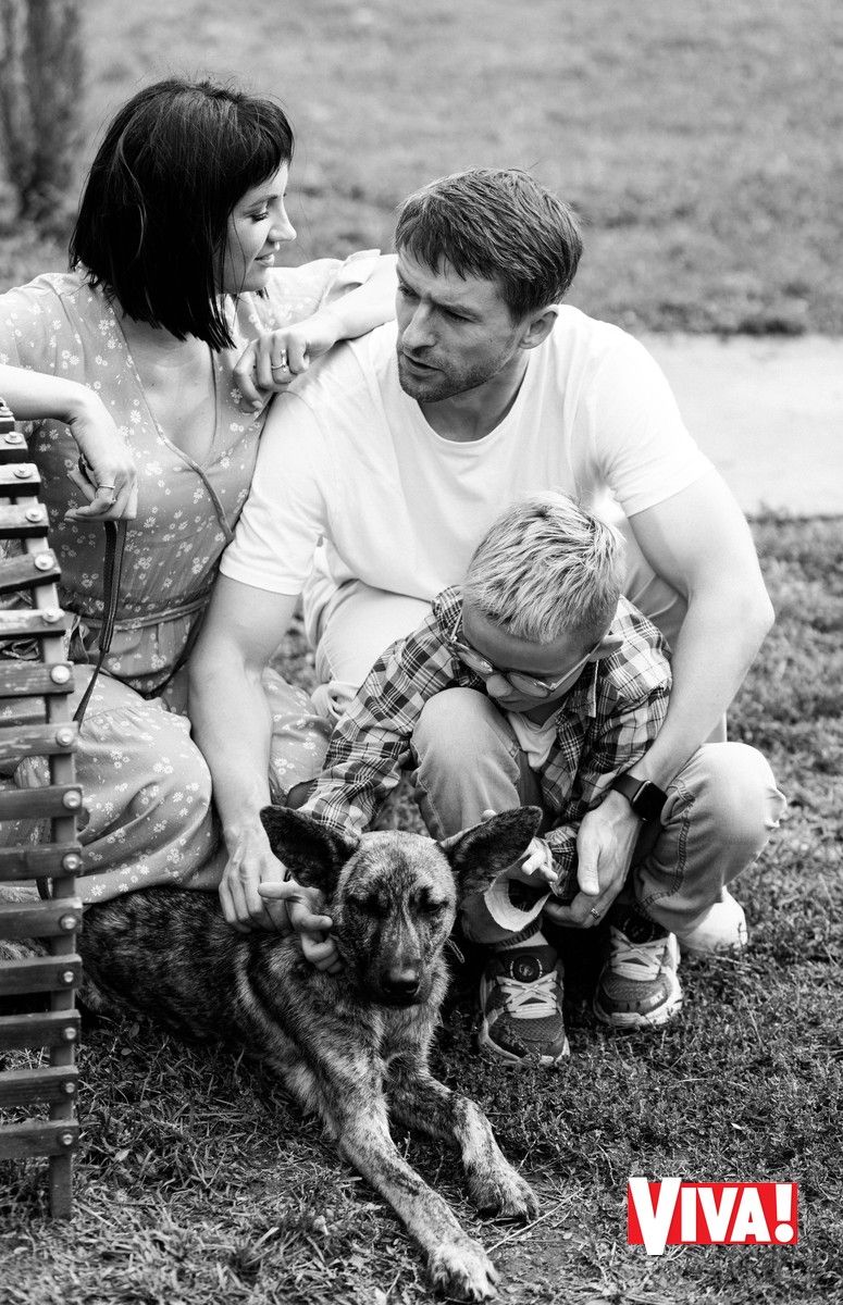 Оля Цибульська і її чоловік Сергій знялись у сімейній фотосесії для Viva!