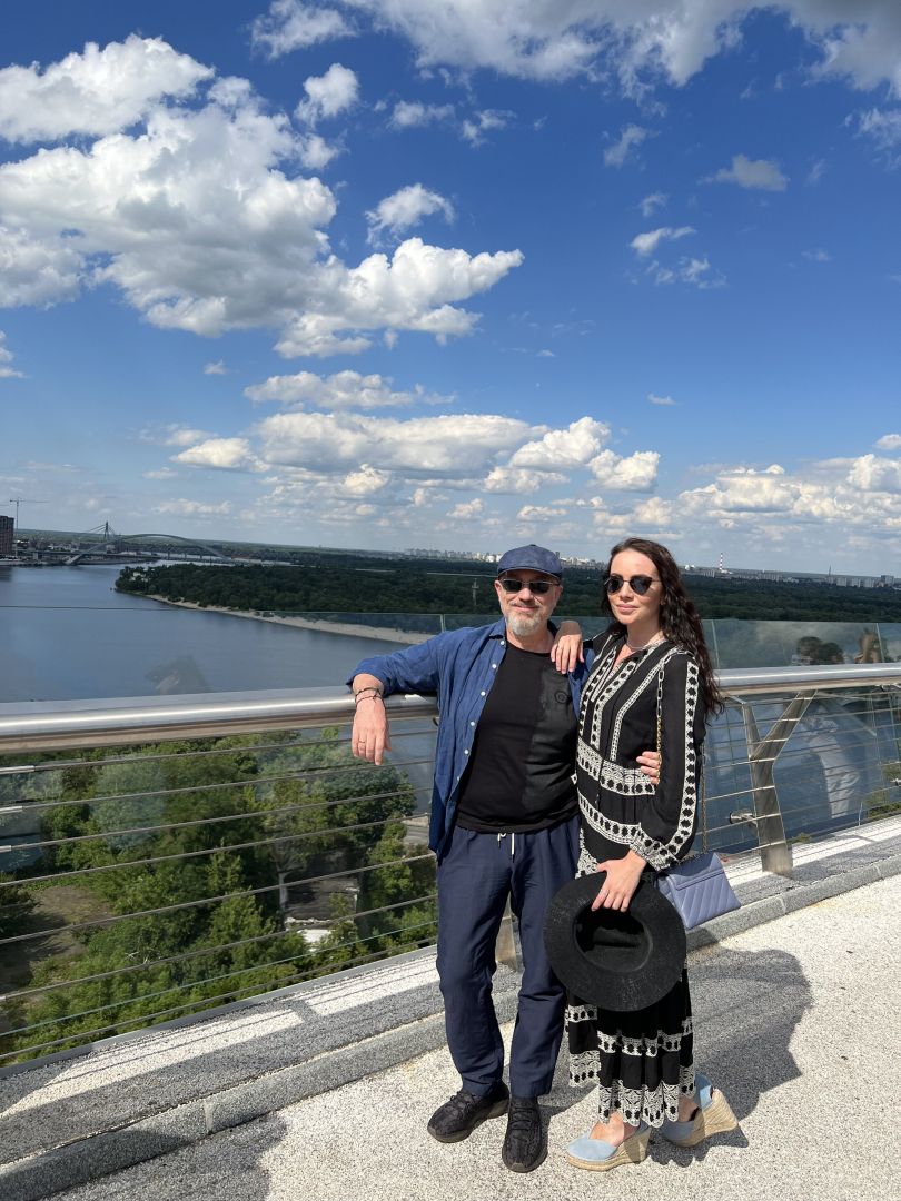 Юлія Зорій з чоловіком, міністром оборони України Олексієм Резніковим