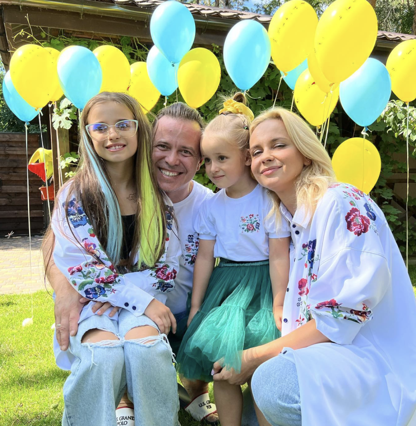 Лілія Ребрик і її родина