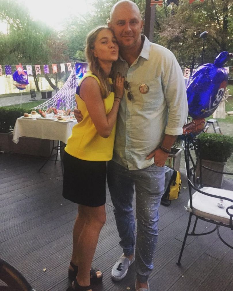 Потам і його названа дочка Наташа Горова