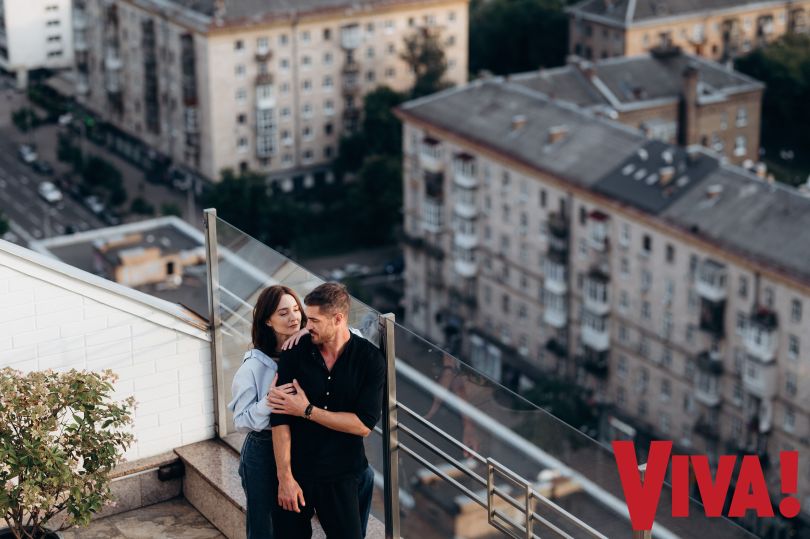 Сергій Стрельніков і Вікторія Литвиненко у фотосесії для журналу Viva!