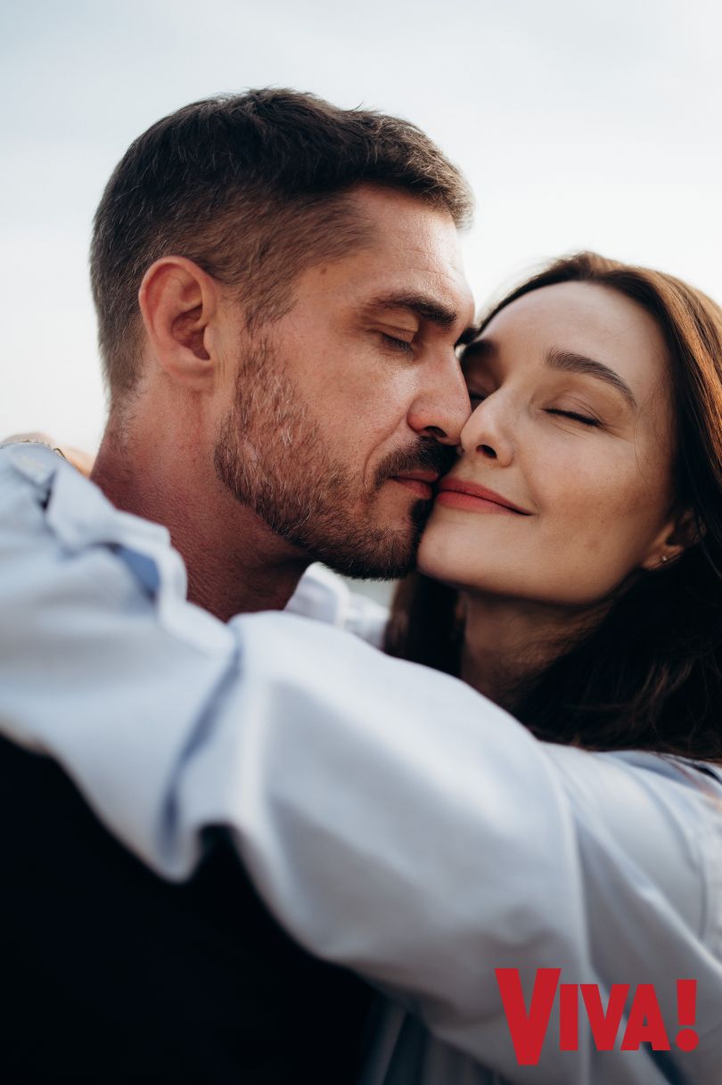 Сергій Стрельніков і Вікторія Литвиненко у фотосесії для журналу Viva!
