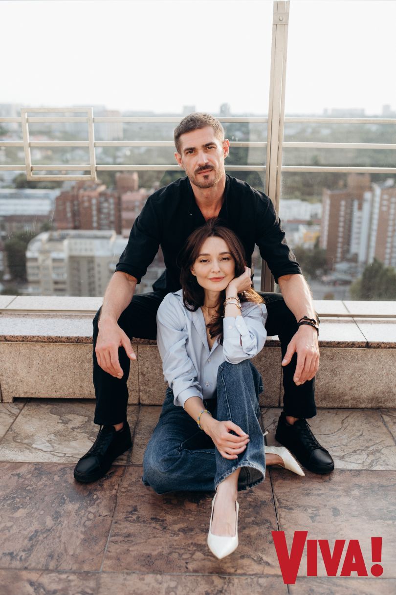 Сергій Стрельніков і Вікторія Литвиненко у фотосесії для журналу Viva!