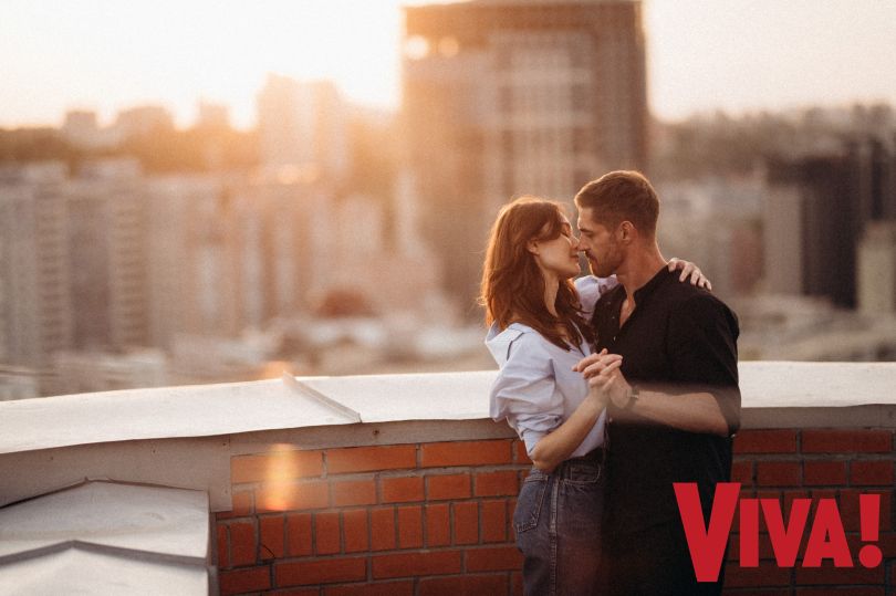 Сергій Стрельніков і Вікторія Литвиненко у фотосесії для журналу Viva!