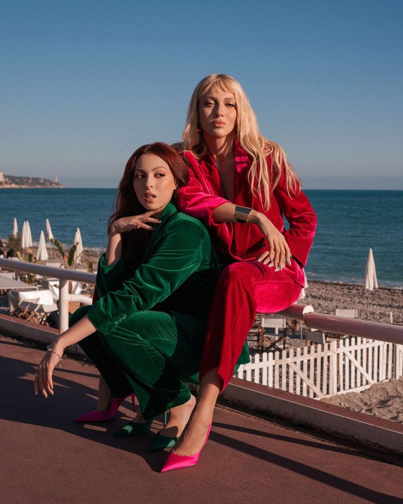 Оля Полякова і її старша дочка Маша Полякова