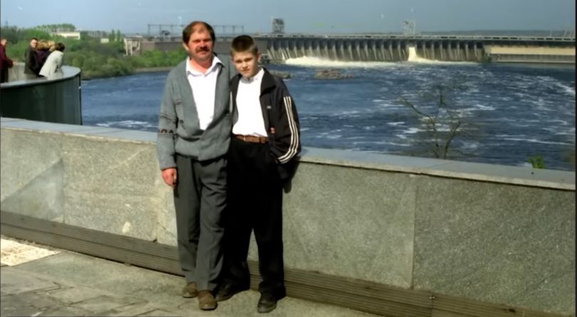 Андрій Ісаєнко у дитинстві