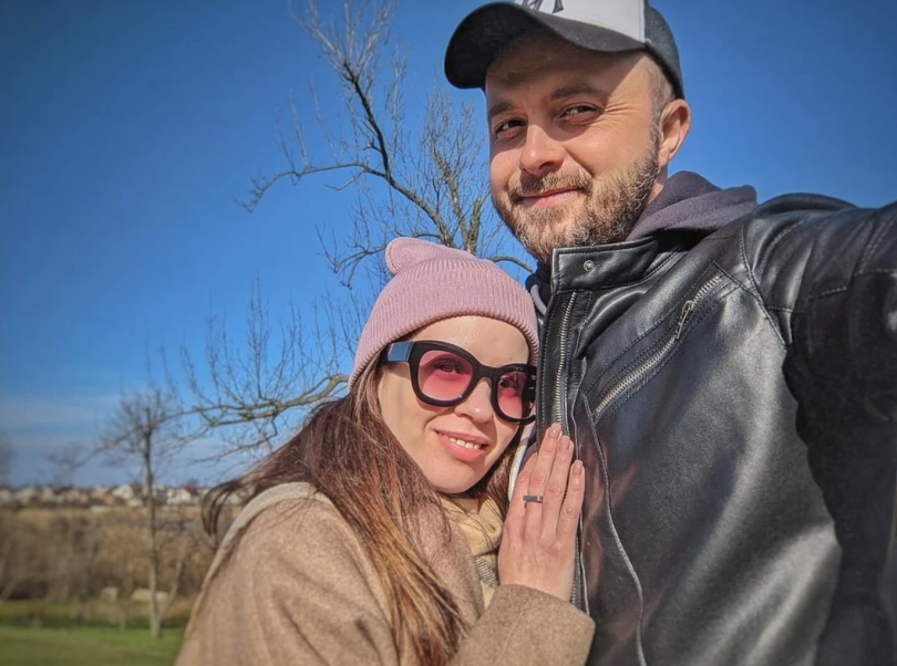 Інна Приходько з чоловіком