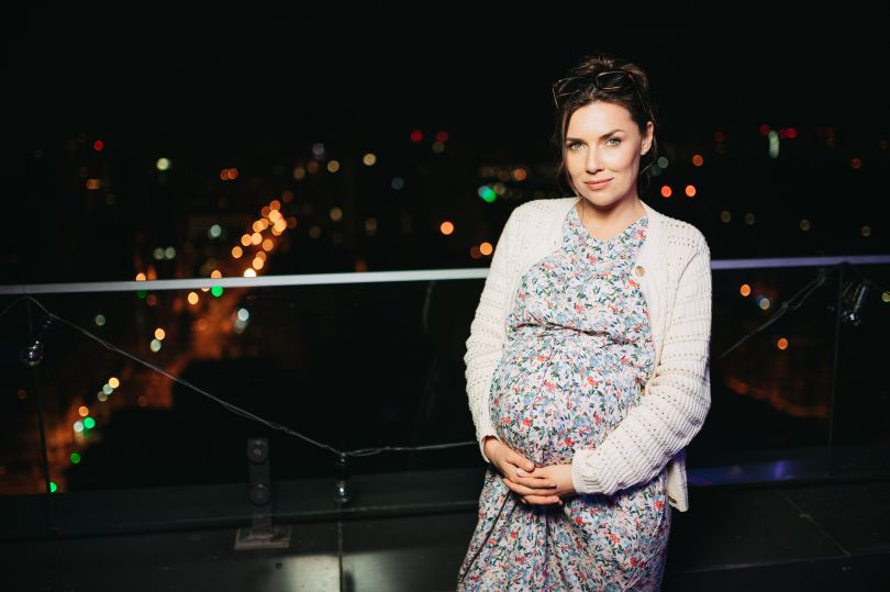 Вагітна Тетяна Малкова