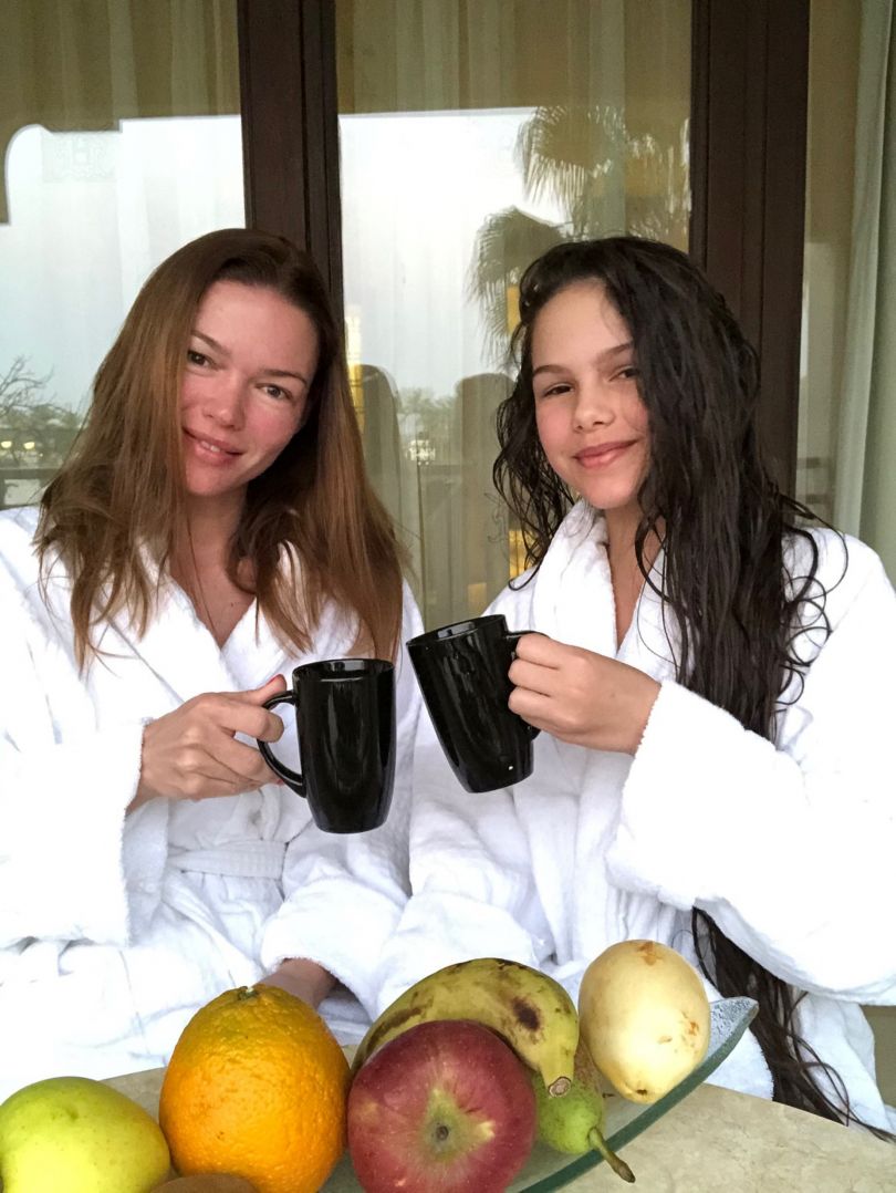 Екатерина Гулякова и ее дочь