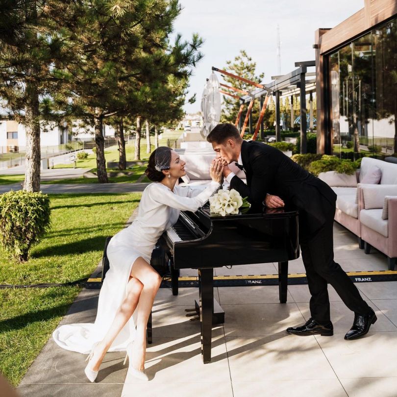 Владимир Остапчук и его жена Кристина Горняк