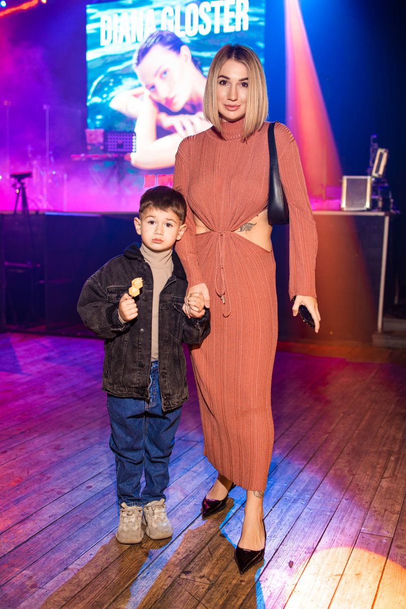 Таня Пренткович с сыном