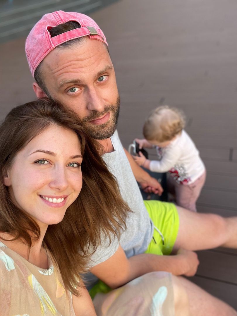 Стася Ровинская и ее муж