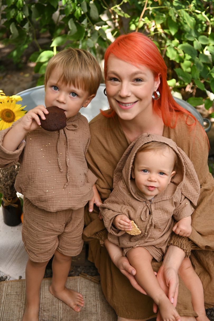 Светлана Тарабарова с детьми