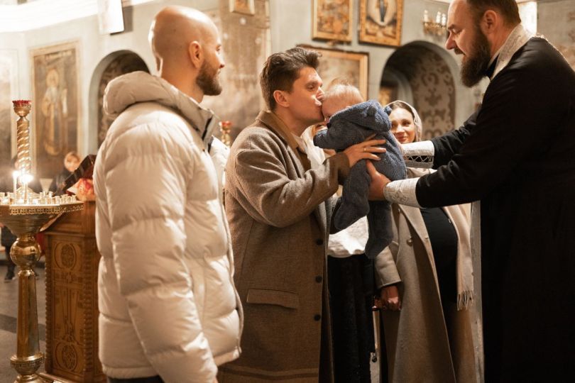 крестины сына Анатолия Анатолича