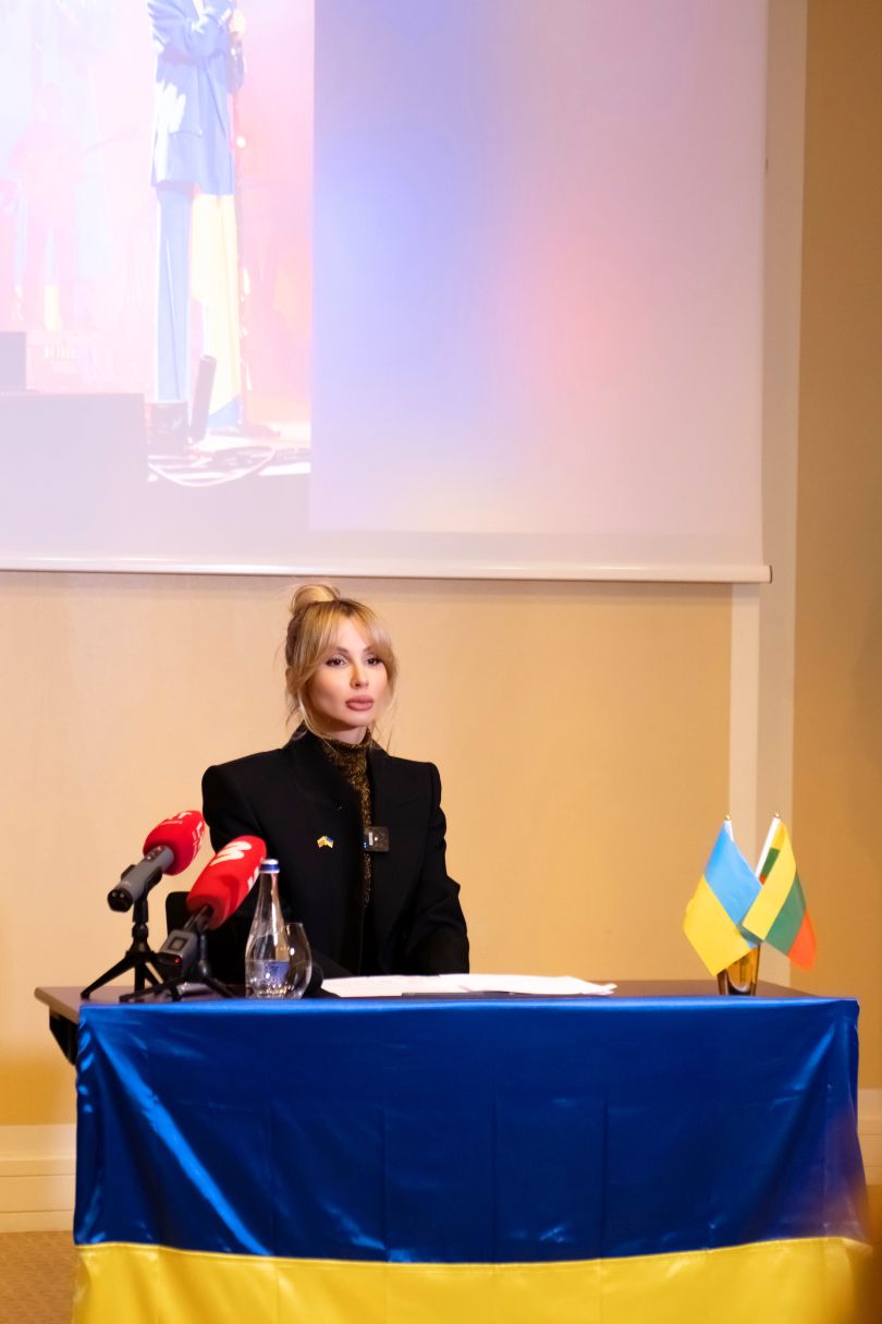 Світлана Лобода дала пресконференцію у Литві, Вільнюс
