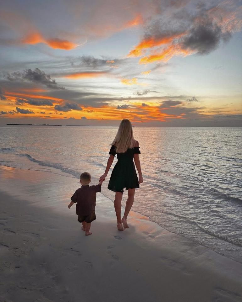 Даша Квіткова на Мальдівах