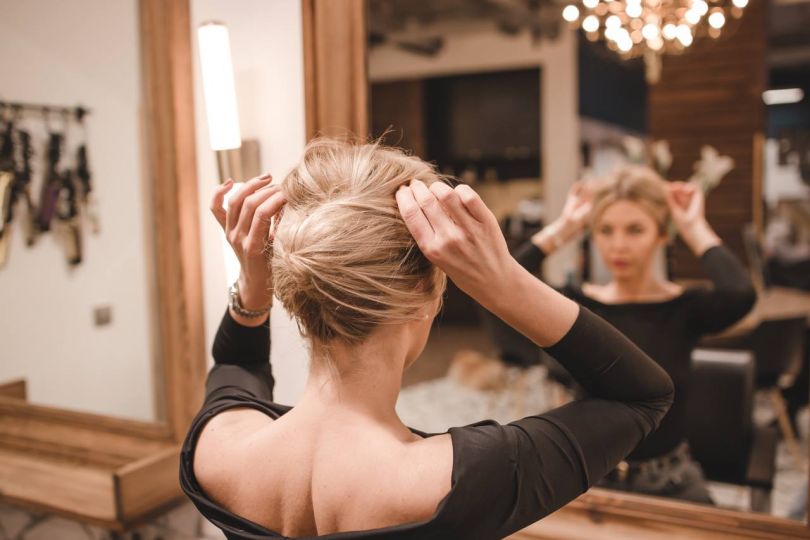 прическа на Новый год