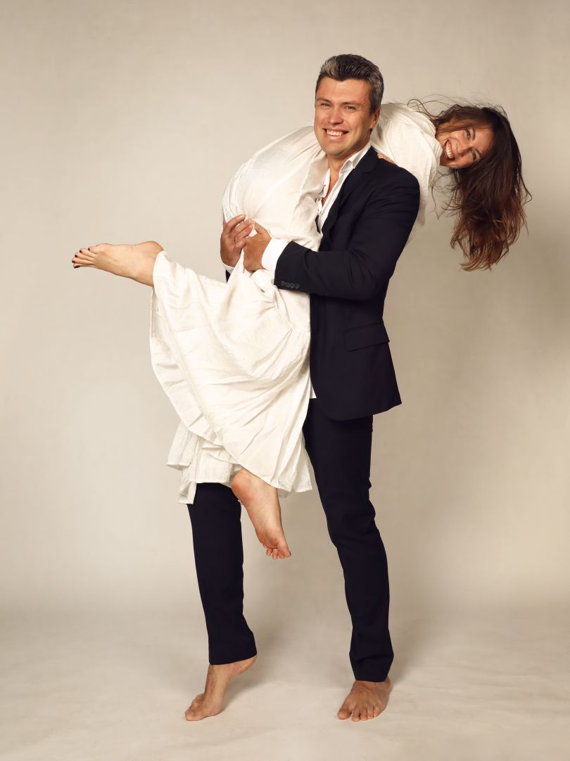 Евгений Хмара и его жена Дарья Ковтун