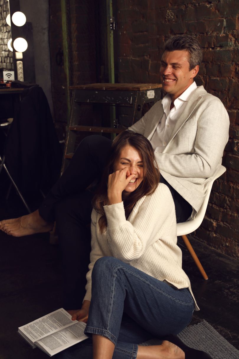 Евгений Хмара и его жена Дарья Ковтун