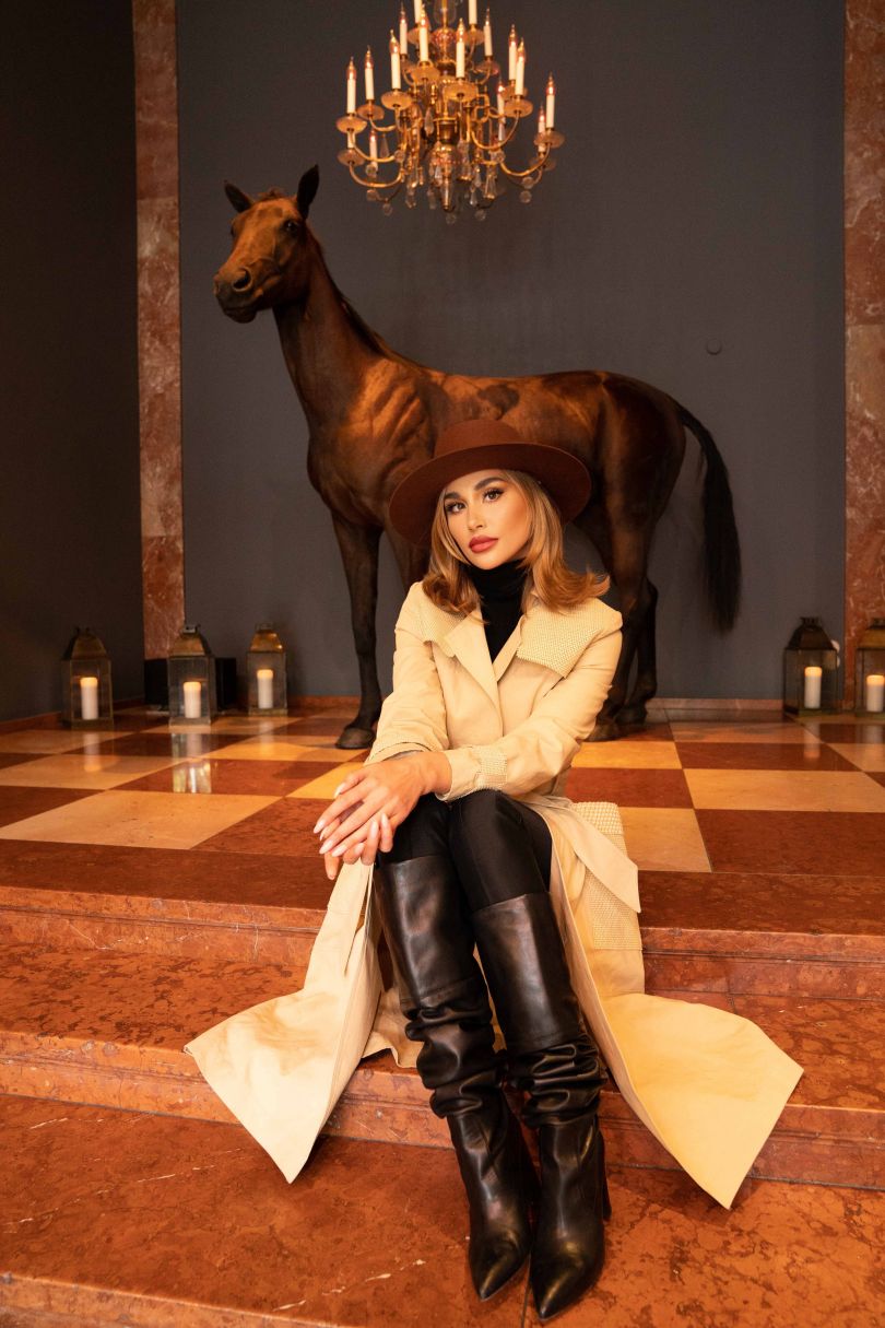 Инна Павлив в шляпе ZY Hats