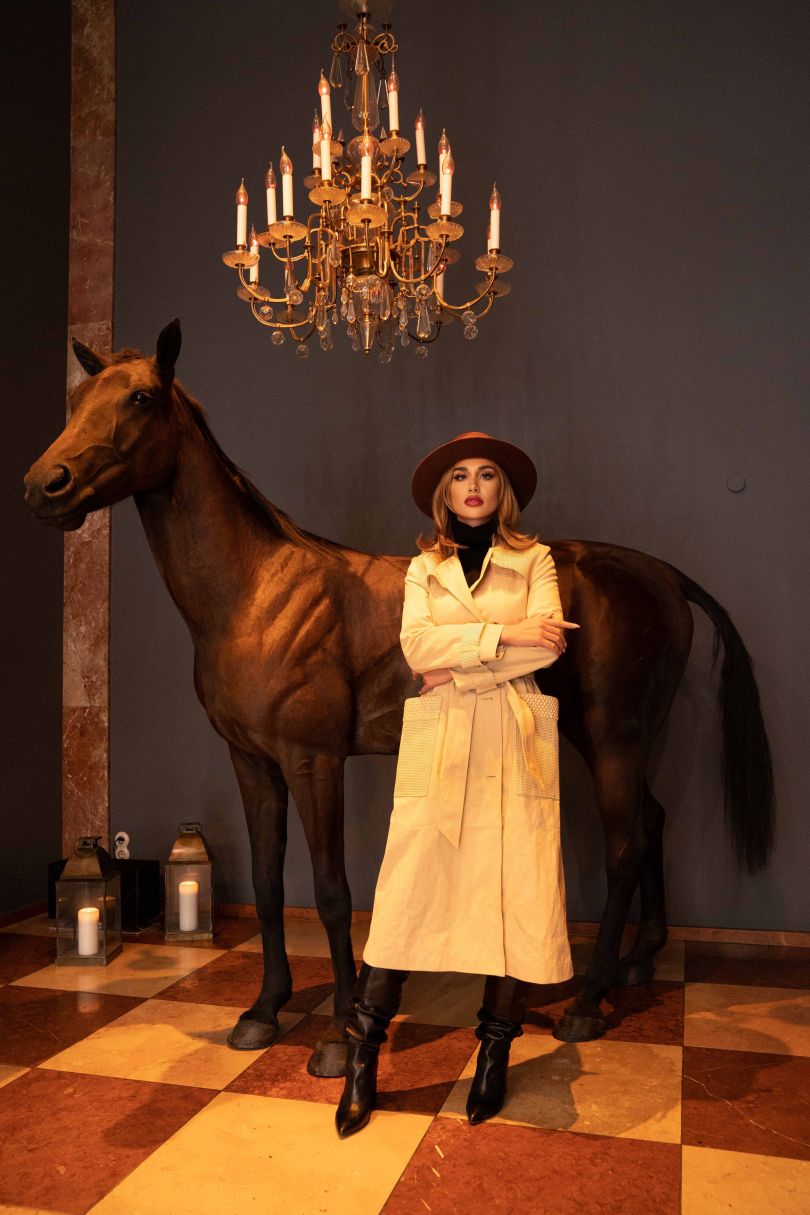 Инна Павлив в шляпе ZY Hats