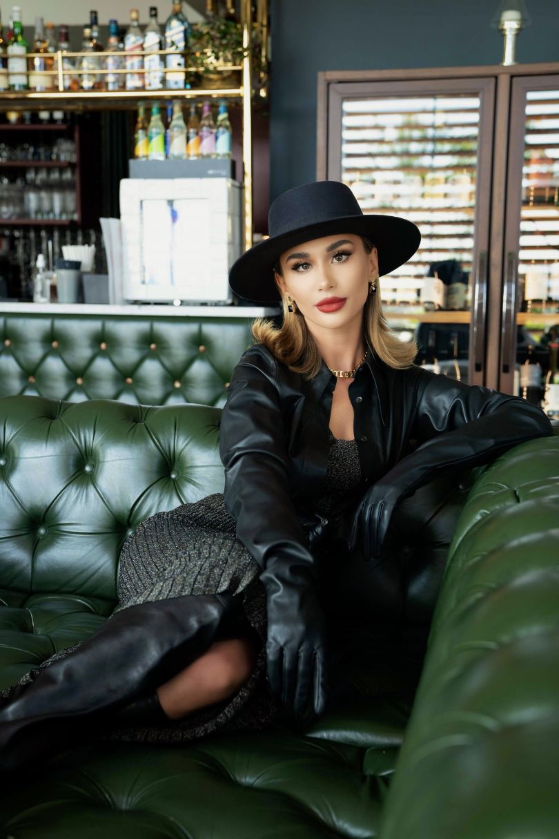 Инна Павлив в шляпе ZY Hats