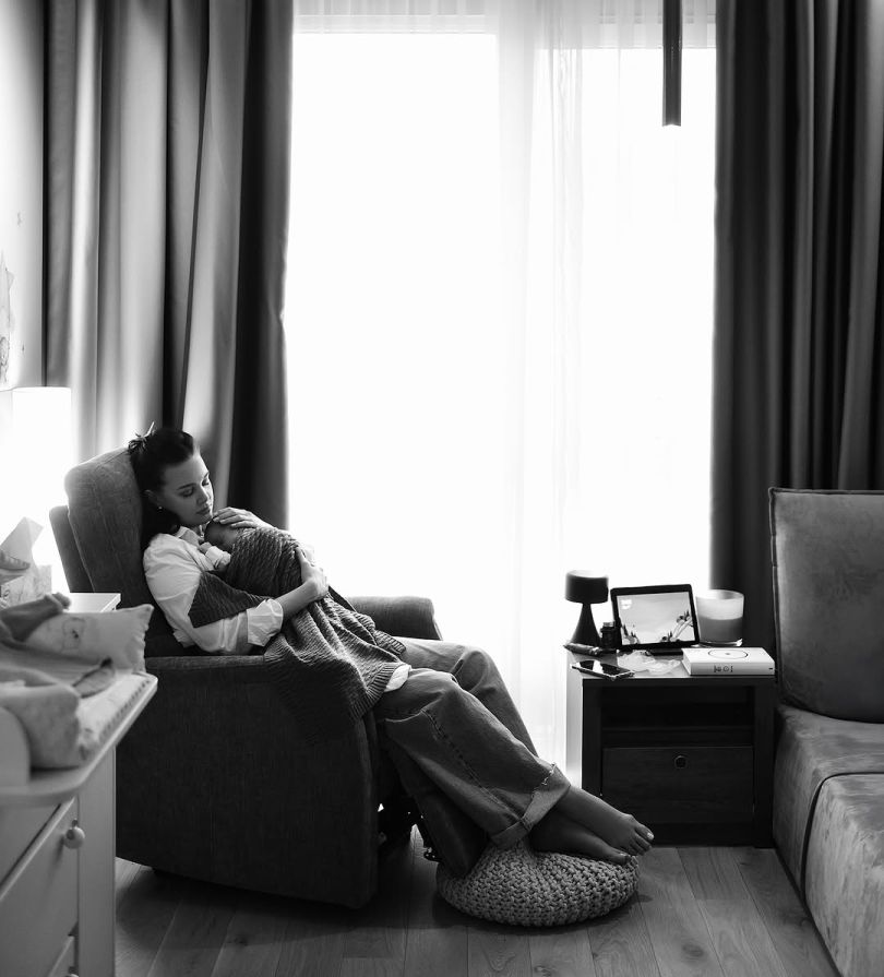 Юлія Сахневич з донькою Марією