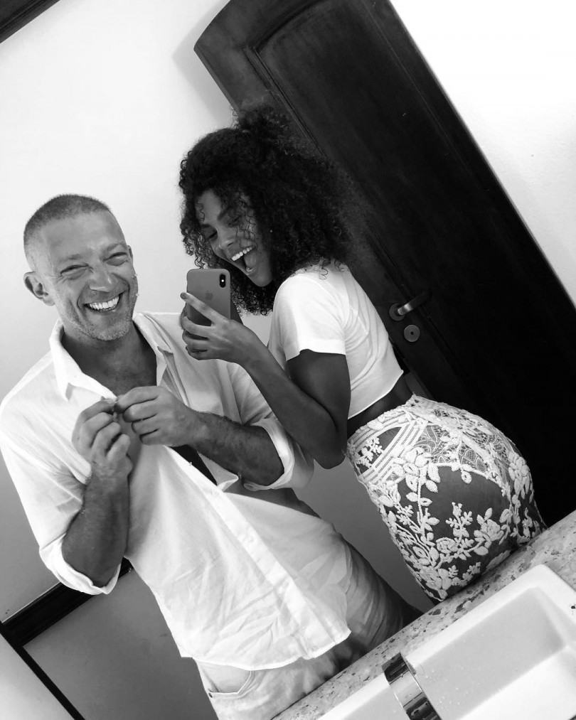 Венсан Кассель и Тина Кунаки